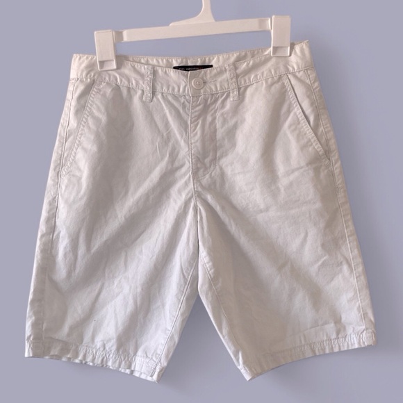 John Varvatos White Cotton Shorts Men’s 28 Menswear Designer Summer Luxury - Picture 3 of 7